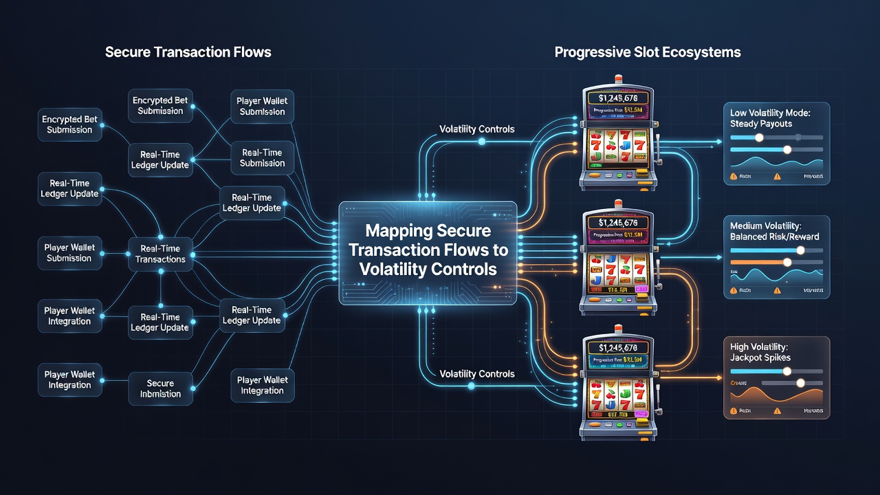 Voorbeeld van volatiliteitscontrole-interface in een progressief slotplatform